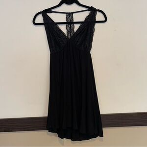 ❣️ Sexy and Romantic Fleurt with me lace bust halter Chemise large